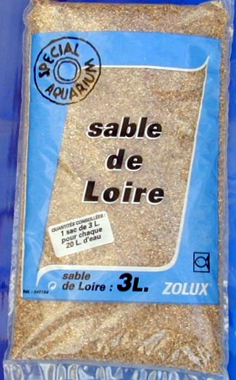 Sable d'aquarium à gros grain 3L -  Plantes, koïs